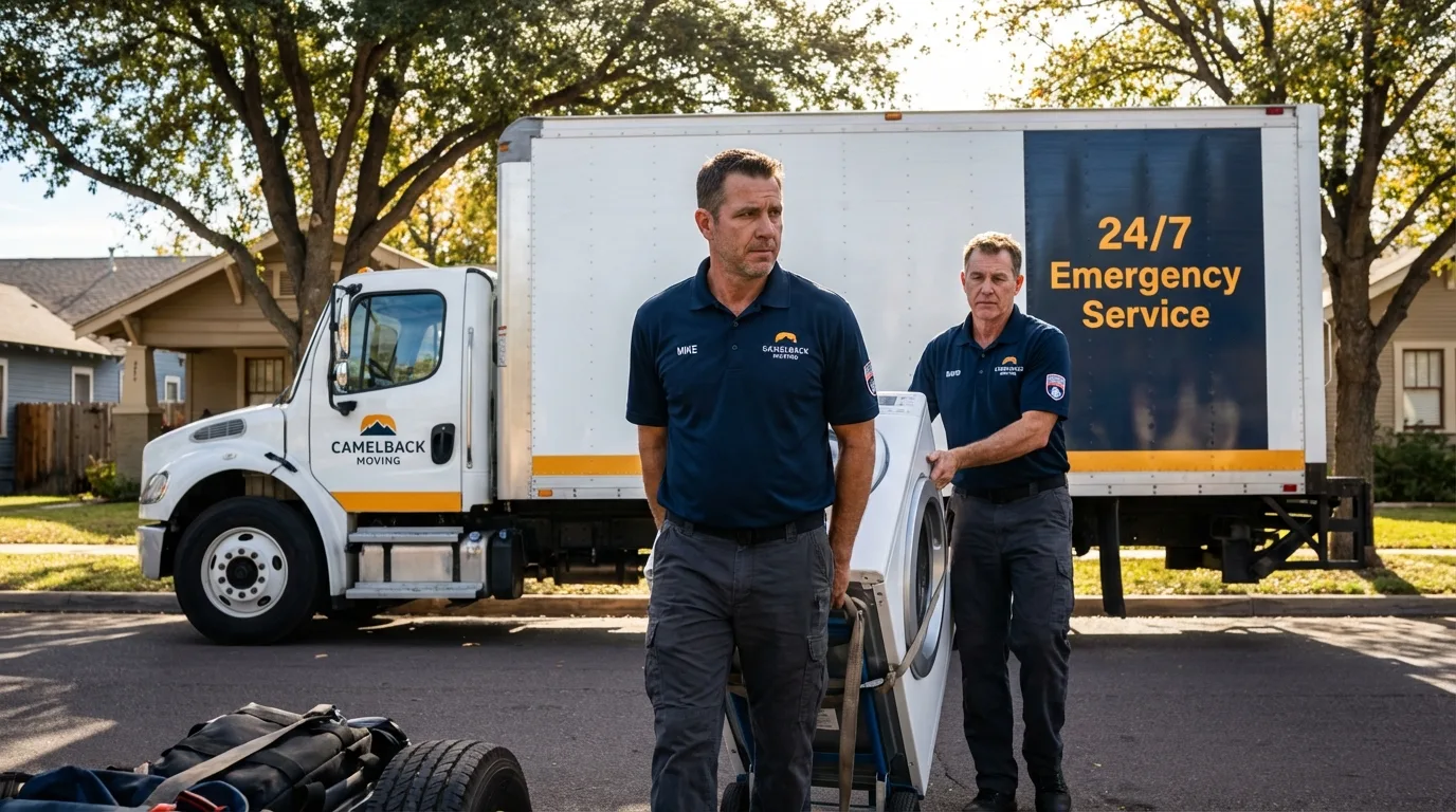 CamelBack Moving crew loading furniture in Winter Springs, FL